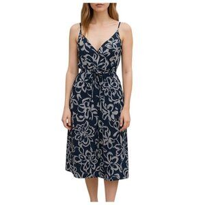 ANN TAYLOR LOFT Painterly Floral Wide Leg Jumpsuit SIZE XSP